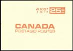 CANADA 1968 25c. Postzegelboekje, Stanley Gibbons: SB-64,, Verzenden, Postfris, Noord-Amerika