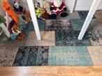 Mooi Vloerkleed - Patchwork Stijl, Huis en Inrichting, Ophalen, Gebruikt, 100 tot 150 cm, Blauw