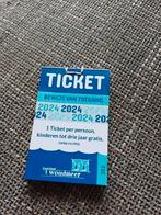 Zwem bonnenboekje t Woudmeer zwembad Hoogwoud 22 stuks, Tickets en Kaartjes, Drie personen of meer, Ticket of Toegangskaart