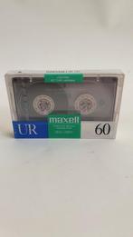 Maxell UR 60 cassettebandje, nieuw in seal. 7B14, Cd's en Dvd's, Cassettebandjes, Gebruikt, Ophalen of Verzenden, Onbespeeld, 1 bandje