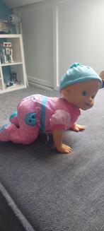 Kruipende en geluidmakende baby, Kinderen en Baby's, Speelgoed | Poppen, Ophalen, Zo goed als nieuw, Babypop