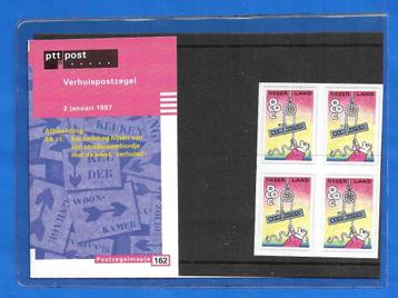 Postzegelmapje 162 - Verhuispostzegel 1997   beschikbaar voor biedingen