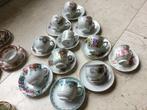 Vintage kopjes en schoteltjes 11 stuks, Ophalen of Verzenden, Zo goed als nieuw, Overige stijlen, Kop(pen) en/of Schotel(s)