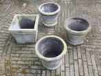 buiten bloem potten rond 32cm, vierkant beton antraciet, Gebruikt, Rond, Binnen, Minder dan 40 cm
