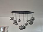 Hanglamp ronde bollen smoke 10 stuks, Ophalen of Verzenden, Zo goed als nieuw