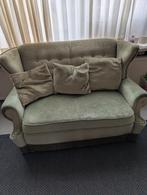Vintage 2 zits bankje groen, Huis en Inrichting, Banken | Bankstellen, Ophalen, Gebruikt, 150 tot 200 cm, 75 tot 100 cm