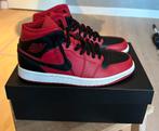 Nike Air Jordan 1 Mid Reverse Bred - Maat 43, Zwart, Nike, Ophalen of Verzenden, Zo goed als nieuw