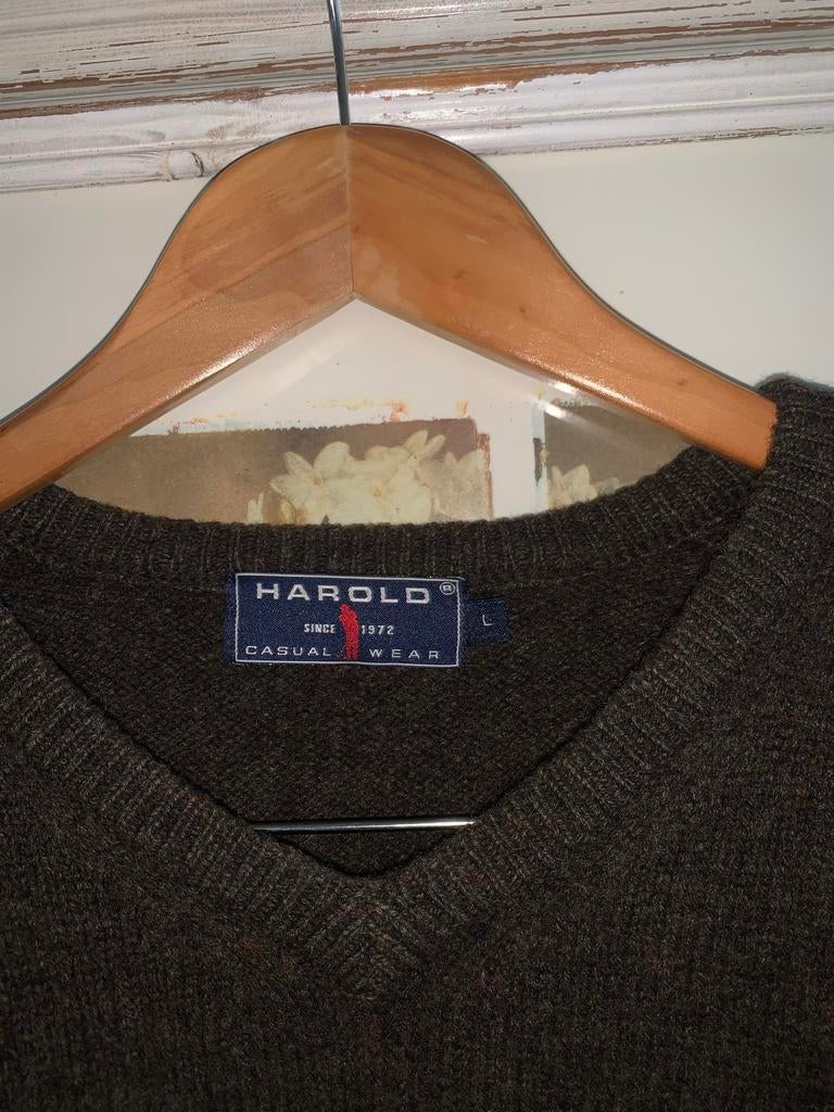 Harold Casual Wear Trui - Maat L - Bruin, Kleding | Heren, Ophalen of Verzenden, Zo goed als nieuw, Maat 52/54 (L), Bruin