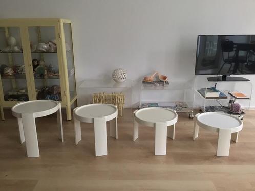 Bijzettafel set 4x Gianfranco Frattini voor Cassina jaren 60, Huis en Inrichting, Tafels | Bijzettafels, Gebruikt, Rechthoekig