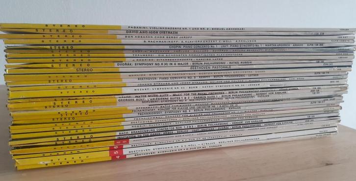 30x Deutscher Grammaphon, Cd's en Dvd's, Vinyl | Klassiek, Gebruikt, Overige typen, Overige formaten, Ophalen of Verzenden