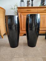 2 grote hoge Terra cotta geglazuurde vazen potten, Huis en Inrichting, Woonaccessoires | Overige, Ophalen, Nieuw