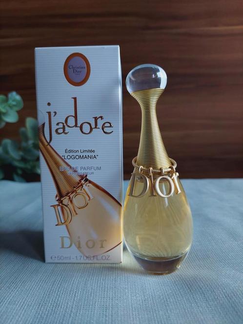 Collector's item - J'adore 'Logomania' 50ml. EdP, Verzamelen, Parfumverzamelingen, Nieuw, Parfumfles, Gevuld, Ophalen of Verzenden