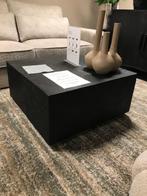 Salontafel Ziano – Zwart Visgraat – 80x80 cm - €549,00, Vierkant, Nieuw, Minder dan 50 cm, 50 tot 100 cm