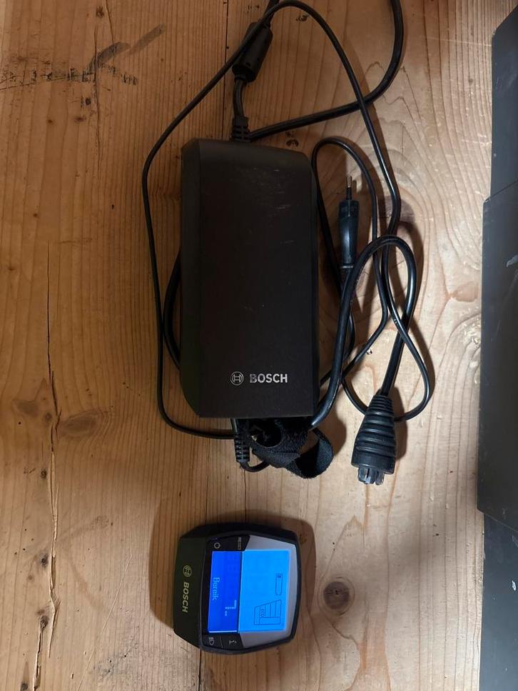 Bosch Acculader + Display, Fietsen en Brommers, Fietsaccessoires | Fietsaccu's, Gebruikt, Ophalen of Verzenden