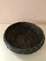Bruine mand van waterhyacint, Ophalen, Overige materialen, Mand, Rond