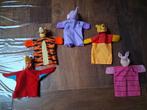 5 winnie the pooh poppenkast poppen, Ophalen of Verzenden, Zo goed als nieuw, Jongen of Meisje