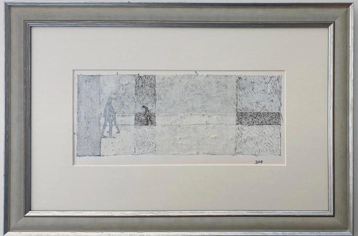 Dsvid van Kampen Friesland Friese kunst Leeuearden, Antiek en Kunst, Kunst | Schilderijen | Abstract, Ophalen of Verzenden