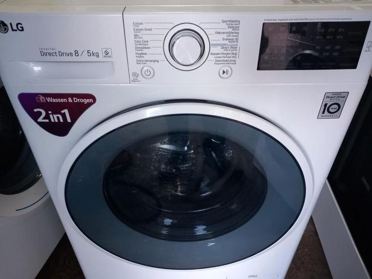LG DIRECTDRIVE 8kg/5kg wasdroogcombinatie bezorgen mogelijk!, Witgoed en Apparatuur, Was-droogcombinaties, Zo goed als nieuw, 6 tot 8 kg