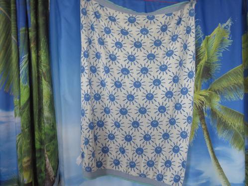 organic cotton blauw creme deken smile van the bonnie mob, Kinderen en Baby's, Dekens, Slaapzakjes en Inbakerproducten, Gebruikt