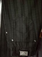als nieuwe Armani Jeans broek Grijs Zwart streep ruiten W35, Maat 52/54 (L), Armani jeans, Verzenden, Zwart