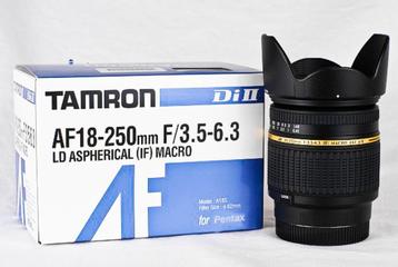  Tamron AF 18-250mm F3.5-6.3 LD Macro voor Pentax beschikbaar voor biedingen