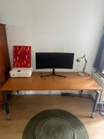 Kersenhouten Bureau / Eettafel - 180x80 cm, Ophalen, Gebruikt, Bureau