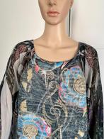 i500 Vango maat M=38/40 trui blouse top blauw/grijs/rood, Maat 38/40 (M), Blauw, Ophalen of Verzenden, Zo goed als nieuw