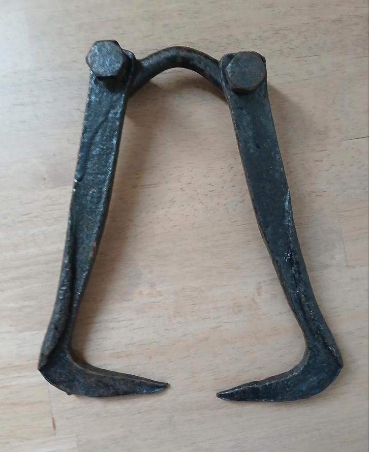 Antieke Balkenklauw / IJzeren Klem, Antiek en Kunst, Antiek | Gereedschap en Instrumenten, Ophalen of Verzenden