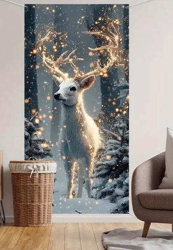 Banner Deur Rendier 90x180cm beschikbaar voor biedingen