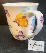 AMBIENTE BUTTERFLY COLLECTIE BEKER/MOK VLINDERS, Nieuw, Ophalen of Verzenden, Overige stijlen, Kop(pen) en/of Schotel(s)