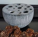 Lotusvaas landelijke stijl, Huis en Inrichting, Woonaccessoires | Vazen, Overige kleuren, Ophalen of Verzenden, Minder dan 50 cm