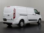 Ford Transit Custom 2.0TDCi 130PK Lang | Achterdeuren | Airc, Stof, Gebruikt, 1991 kg, 2800 kg