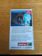 Kortingsbon voor Burgers Zoo, 4 euro korting, Tickets en Kaartjes, Drie personen of meer, Kortingskaart