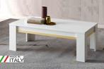 Salontafel Gold hoogglans wit-SALE-, 100 tot 150 cm, Nieuw, Minder dan 50 cm, Rechthoekig