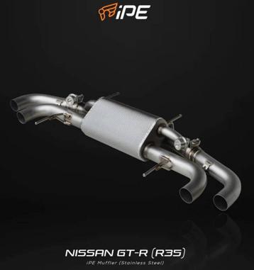Uitlaat IPE CATBACK KLEPPENSYSTEEM NISSAN GTR-R35 2007+ ZIE beschikbaar voor biedingen