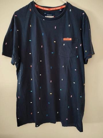 Superdry Premium Heren T Shirt 100%katoen L gratis verzenden beschikbaar voor biedingen