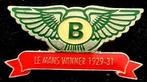 Bentley- Le Mans Winner 1929-31 pin, Verzenden, Nieuw, Transport, Speldje of Pin