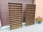 Vakkenkast industrieel / vintage - 2 stuks!, Antiek en Kunst, Curiosa en Brocante, Ophalen
