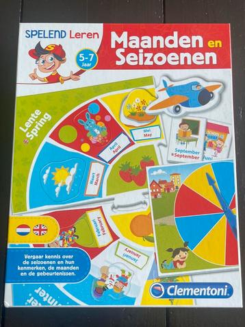 Spelend leren - maanden en seizoenen beschikbaar voor biedingen