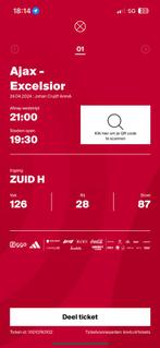 Ajax Excelsior fside vanavond 24-04