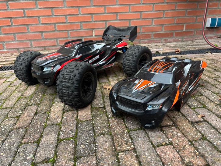 Traxxas Sledge met Hobbywing Max8, Hobby en Vrije tijd, Modelbouw | Radiografisch | Auto's, Gebruikt, Auto offroad, Elektro, Schaal 1:8
