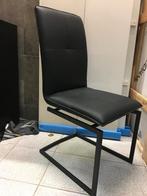 Eetkamerstoel Cordoba - lederlook - zwart, Huis en Inrichting, Stoelen, Ophalen, Twee, Zwart, Zo goed als nieuw
