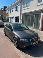 Audi A3 1.6 75KW 3D 2005 Grijs, Voorwielaandrijving, 4 cilinders, Leder en Stof, 1200 kg