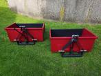 NIEUWE grond- en transportbakjes voor minitractor (100 cm.), Ophalen of Verzenden, Glastuinbouw, Transport
