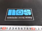 sticker logo NOS nederlandse omroep stichting, Ophalen, Zo goed als nieuw