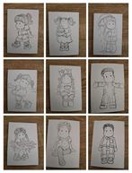 9 EZ-Mounted Magnolia Stempels, Hobby en Vrije tijd, Stempelen, Ophalen of Verzenden, Zo goed als nieuw, EZ-mounted stempel