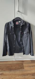 Zwarte Spijkerbloes Dames - Maat XS, Zwart, Ophalen of Verzenden, Zo goed als nieuw, Maat 34 (XS) of kleiner