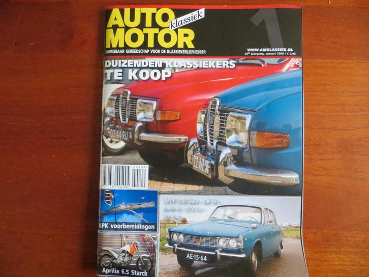 Auto Motor Klassiek 1 2009 Saab, DAF V8, Rover P6 2000, 8V, Boeken, Auto's | Folders en Tijdschriften, Nieuw, Overige merken, Ophalen of Verzenden