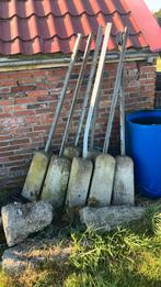 Afrasteringspalen met betonnen voet, Dieren en Toebehoren