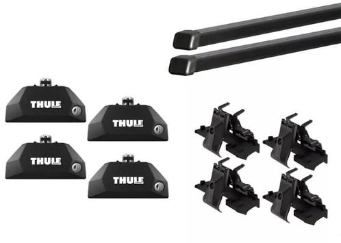 Thule evo clamp met voetenset 7105 en vw 8 kitset 5236, Auto diversen, Dakdragers, Zo goed als nieuw, Ophalen